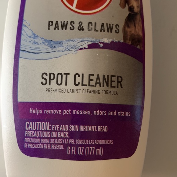 Hoover Paws & Claws Pre- Mix Carpet Cleaning Formula 6 OZ - Picture 2 of 6